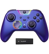 EasySMX X05Pro Wireless Controller for PC – Ergonomic Skin-Like Grip, Quiet-Touch Low-Noise Butto...