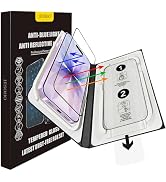 JESOHO Screen Protector for iPhone 17 & iPhone 16 Pro, 6.3 inch, 2 Pack | Blue Light Blocking Tem...