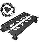 Seloom Computer Tower Stand, Adjustable Mobile PC Stand, Heavy-Duty PC Tower Stand with Rolling C...