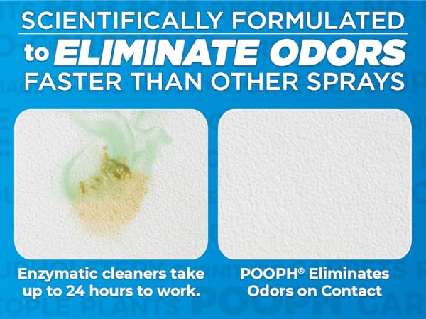 scientifically formulated to eliminate odors faster than other sprays