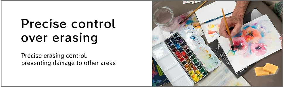 Precise control over erasing