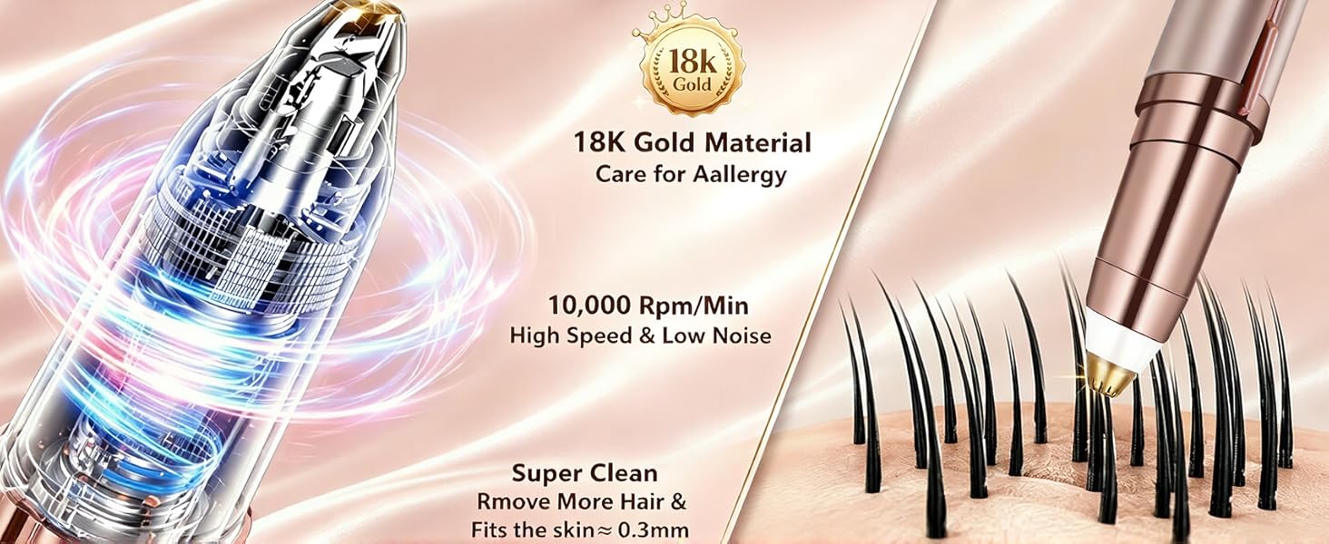 Eye Brow and Face Epilator Hair Removal
