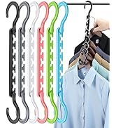 Closet-Organizers-and-Storage-18 Pack: AMKUFO Hangers-Space-Saving for Clothes-Closet-Organizer-S...