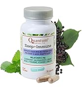 Quantum Health Sleep Immune Support Supplement Melatonin 2mg L Theanine & Valerian Root Plus Elde...