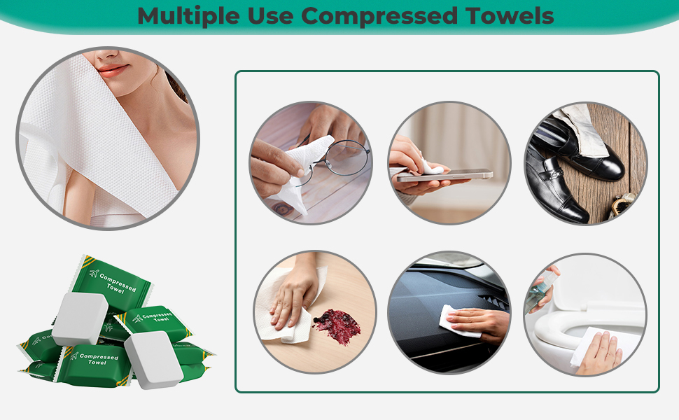 Disposable Compressed Towel Tablets