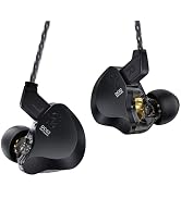 CCZ DC02 in Ear Monitors IEM Earphones without Microphone, Dual Magnetic Circuit DD HiFi Stereo S...