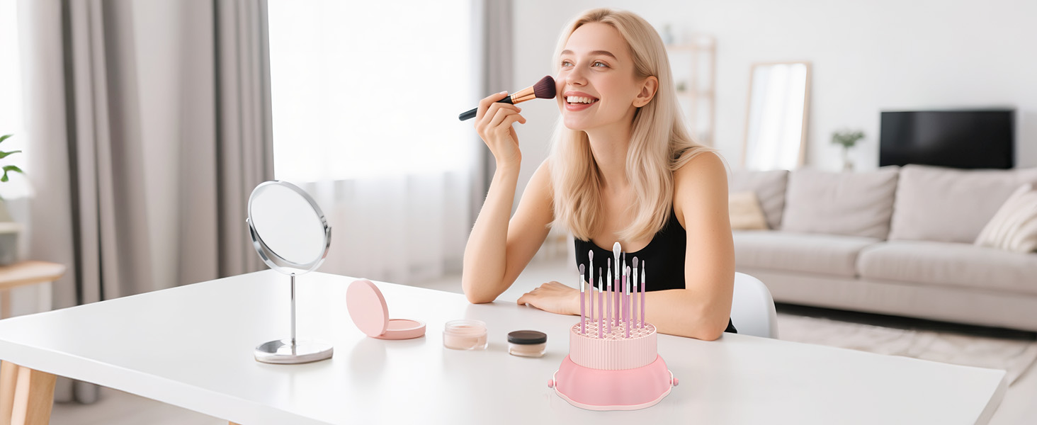 makeup brush cleaning mat