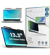 SenseAGE 13.3 Inch Magnetic Privacy Screen for Laptop 16:9 Widescreen Display, Easy On/Off Privac...