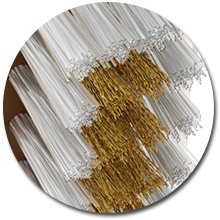nylon metal brush head