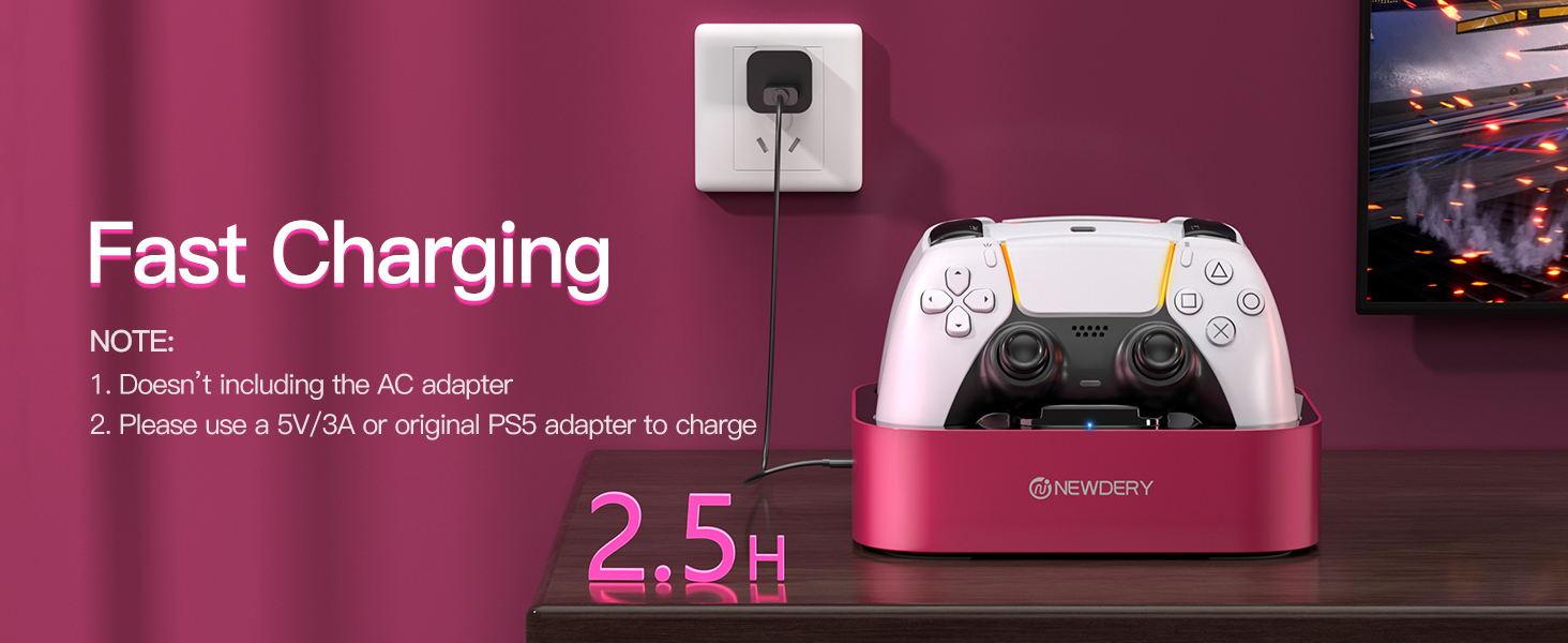 ps5 controller charger stand
