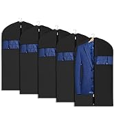 Univivi Garment Bag Suit Bag for Storage and Travel 43 inch, Washable Suit Cover for T-Shirt, Jac...
