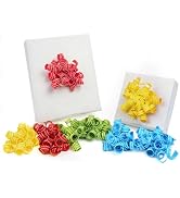 LaRibbons Multicolor Bows - Curly Ribbon Gift Bows, Self Adhesive for Birthday Party, Holiday Par...