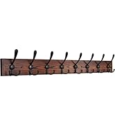 IBosins Wall Mounted Coat Rack, 31-2/5'' Long, Entryway Hanging Coat Rack, Metal Wood Coat Rack w...