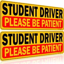 totomo student driver magnet sign