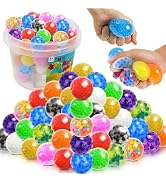 Squishy Stress Balls Fidget Toys - 72 Pack Squishy Toys Stress Ball for Nervousness, Fidget Stres...