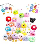 OMyFav 24 PCs Kids Keychains - Keychain Valentines Day Gifts for Kids Classroom Birthday Goodie B...