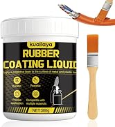 kuailaya Rubber Dip for Tools, Liquid Rubber Dip Tool Handle Dip Coating Effective Protection Sli...