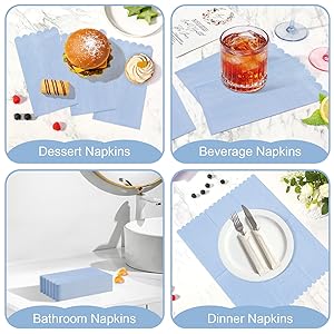 blue napkins blue dinner napkins light blue napkins blue paper napkins disposable bathroom napkins