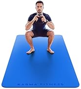 Large Yoga Mat – Extra Thick 10mm Workout Mat (72"x32") – Non Slip TPE Exercise Mat for Women & M...
