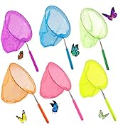 Shindel Telescopic Butterfly Fishing Nets, 6 Pack Insect Catching Nets Butterfly Net Bug Nets for...