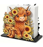 Inisajace Napkin Holder for Table, Metal Paper Napkin Standing Holder Dispenser for Dinner Kitche...