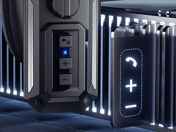 One button for power, pairing, calls, and media - simple and efficient.