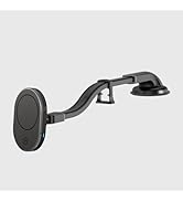 Mighty Mount - MagSafe Car Mount for All iPhones and Samsung Phones (MagSafe Wireless Car Charger...
