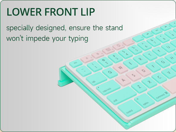 tiffany blue computer keyboard riser for desk