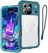 FXXXLTF Designed for iPhone 18 Pro /17 Pro Case Waterproof-Aqua Blue | Military-Grade Drop-Tested...