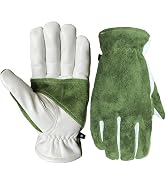 AOUCHI Gardening Gloves Puncture-Resistant, Outdoor Camping & Barbecue Gloves Protective Work Glo...