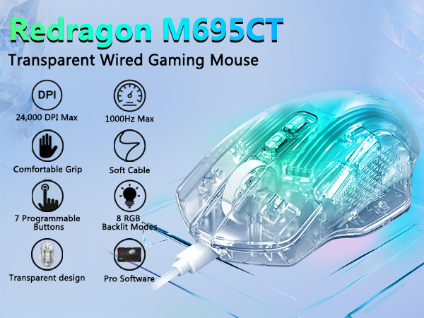 wired gaming mouse