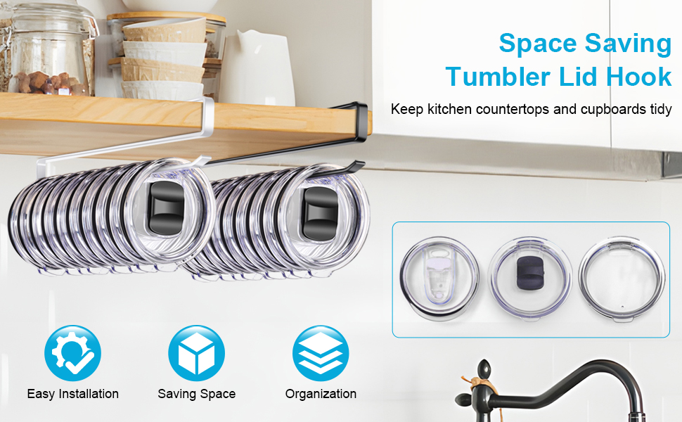 Tumbler Lid Organizer