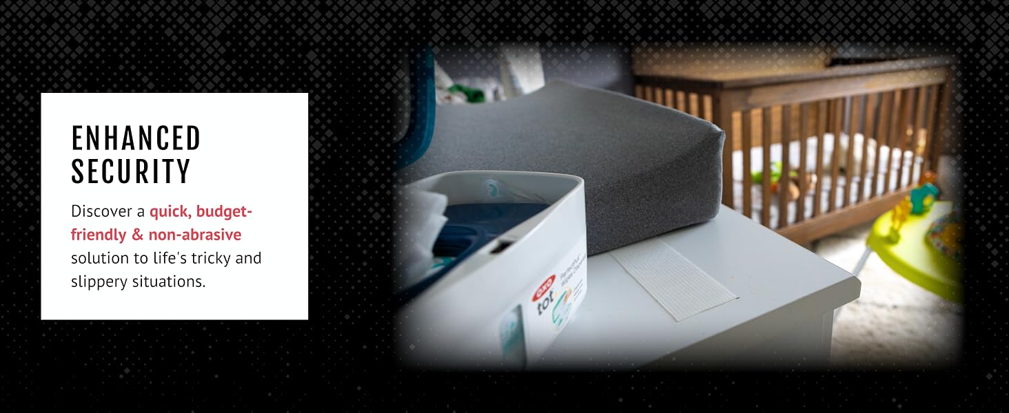 No more tricky, slippery situations with Gription black tape for extra grip on a budget