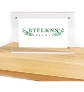 BTFLKNS Acrylic Picture Frame 21×29.7cm(A4), Double Sided Clear Photo Frame with Magnetic Corners...