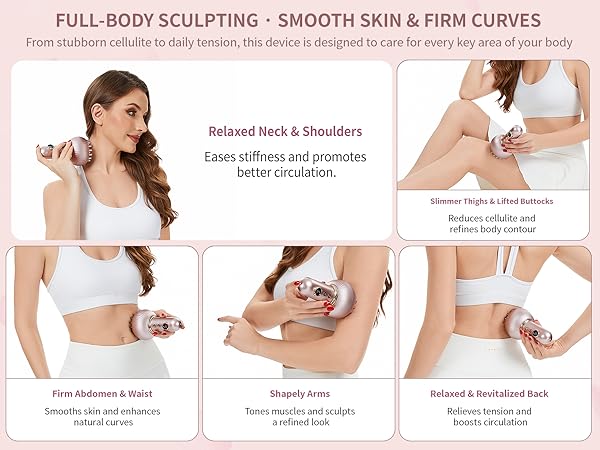 lymphatic drainage massager; stretch marks removal; body sculpting machine; cellulite massager