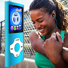 Listening to music while exercising