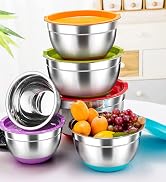 stainless steel mixing bowls set of 6