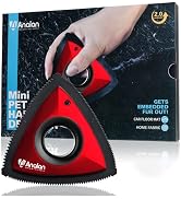 Analan Mini Pet Hair Remover for Car Detailing Dog Hair Tool Brush(Red) | Deep Cleaning, Reusable...
