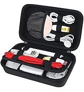 BOVKE Hard Electronics Organizer, Travel Cable Organizer Bag, Tech Organizer Case for Power Adapt...
