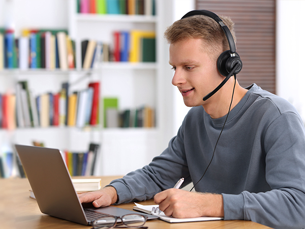 usb headset with microphone for pc laptop 3.5mm wired computer headset headphone with microphone