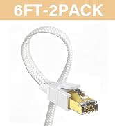 Orbram Cat 8 Ethernet Cable 6 ft 2 Pack