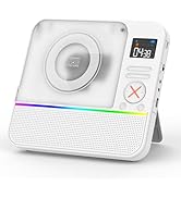 Portable CD Player with Bluetooth,Desktop Stereo Portable CD Player Bluetooth Rechargeable Portab...