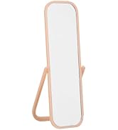 DOITOOL Mini Dollhouse Standing Mirror: 1:12 Scale Full-Length Pretend Play Mirror for Kids DIY M...