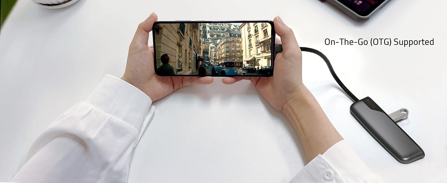 On-The-Go (OTG) Supported