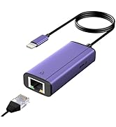 sunshot Lightning to ethernet Adapter, 2 in 1 Lightning to RJ45 LAN Network and Charging Port, Co...