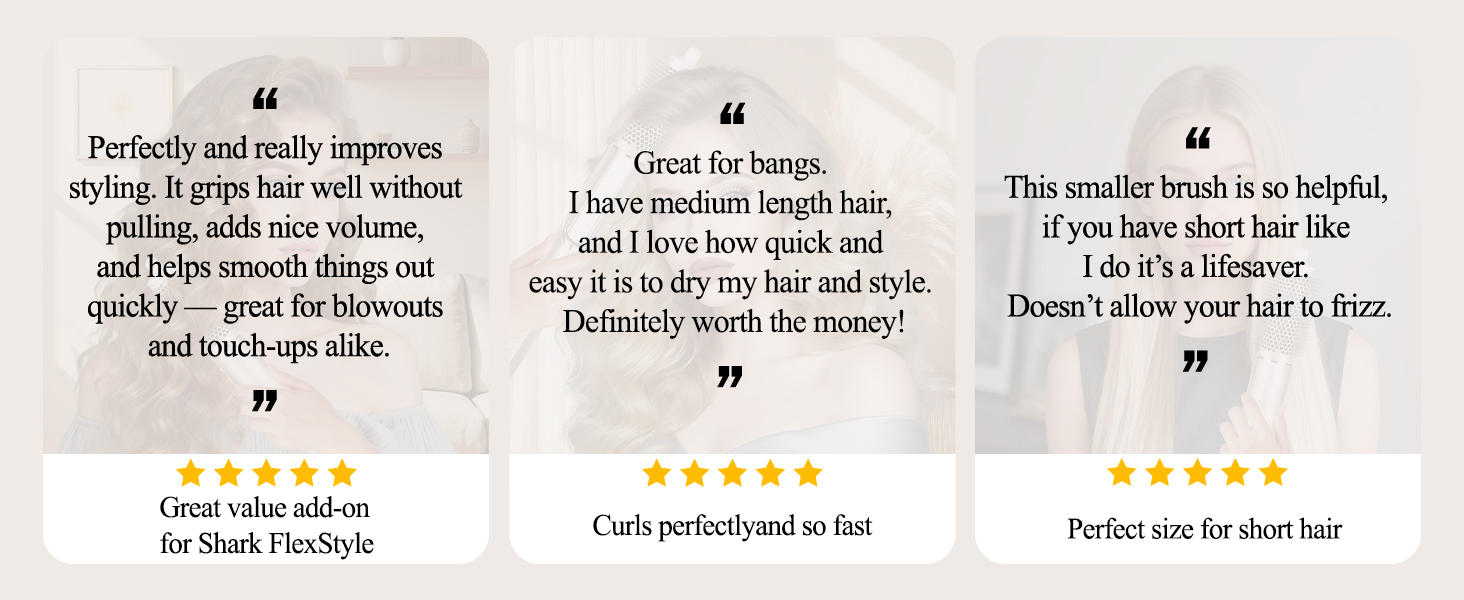 Round Brush Attachment for Shark FlexStyle