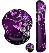 ArtSo Upgraded Wrist Rest Support for Mouse Pad & Keyboard, Ergonomic Gel Mousepad Non-Slip Rubbe...