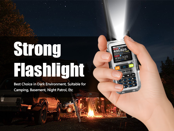 04-6 BAOFENG uv-5r mini Transparent Flashlight function