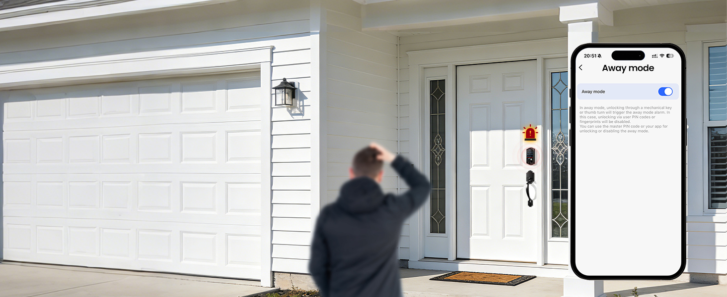 Veise Fingerprint Smart Door Lock