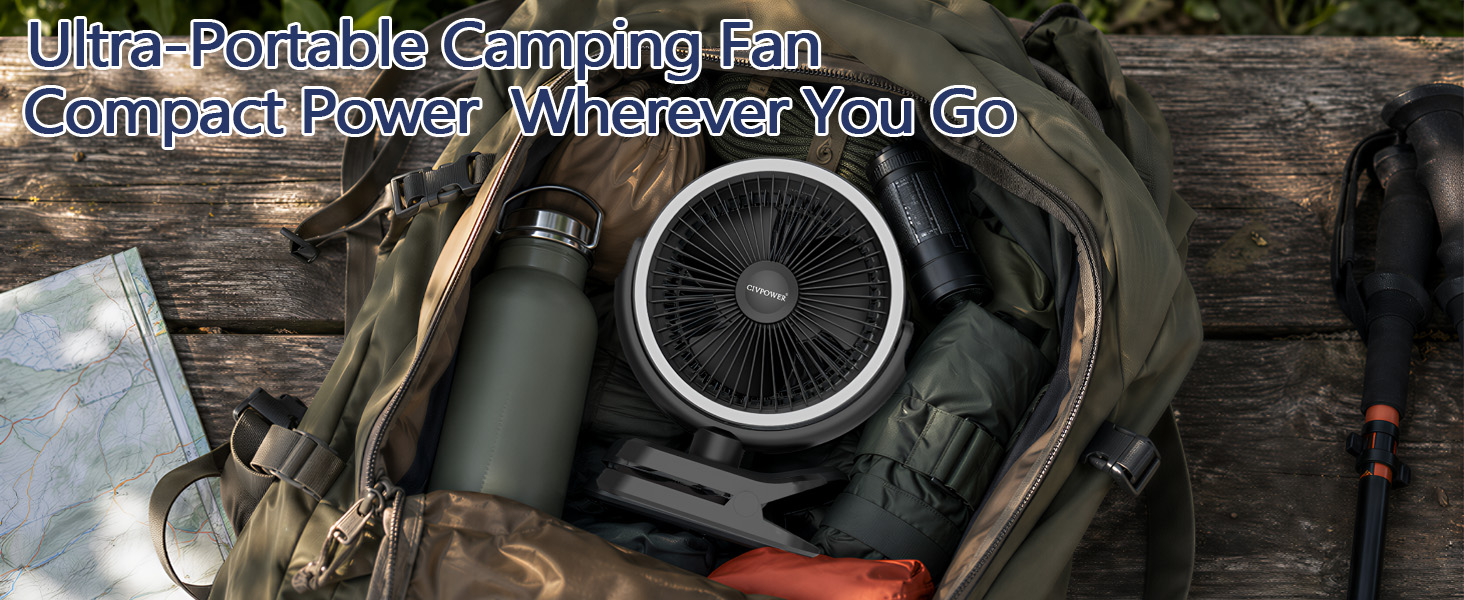 portable fan clip on